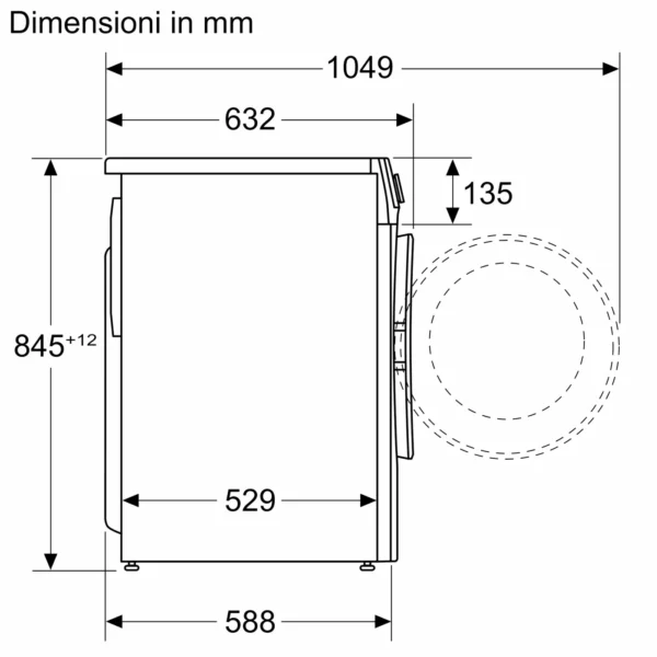 Bosch Lavatrice 9 Kg Classe A Profondità 59 cm Centrifuga 1400 giri Funzione Vapore colore Bianco - WGG244Z6IT - immagine 12