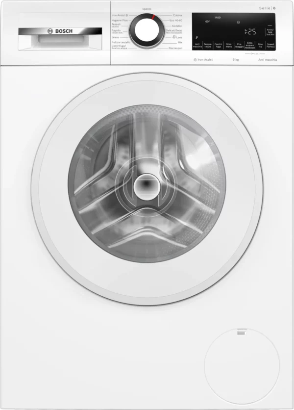 Bosch Lavatrice 9 Kg Classe A Profondità 59 cm Centrifuga 1400 giri Funzione Vapore colore Bianco - WGG244Z6IT