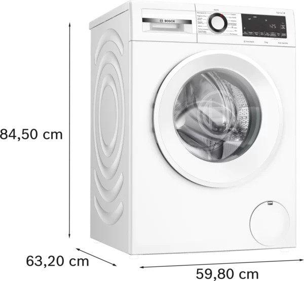 Bosch Lavatrice 9 Kg Classe A Profondità 59 cm Centrifuga 1400 giri Funzione Vapore colore Bianco - WGG244Z6IT - immagine 6