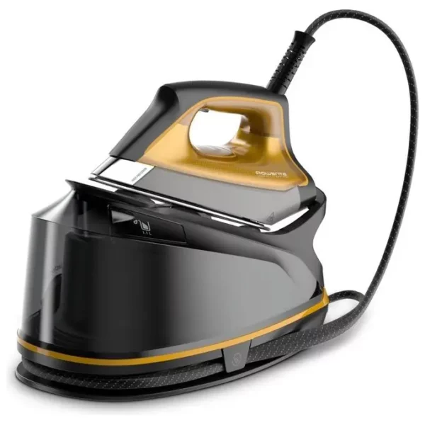 ROWENTA  DG7644 Compact Steam PRO Ferro da Stiro a Caldaia Capacita' 1,1 Litri 2200 W 100 g/min Nero/Oro - immagine 2