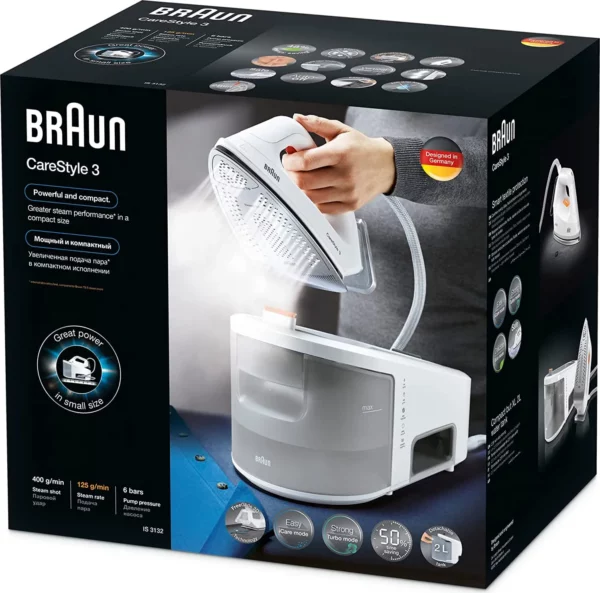 Braun Ferro da Stiro con Caldaia a Vapore Carestyle 3 Is 3132 Wh - 128803000 - immagine 7