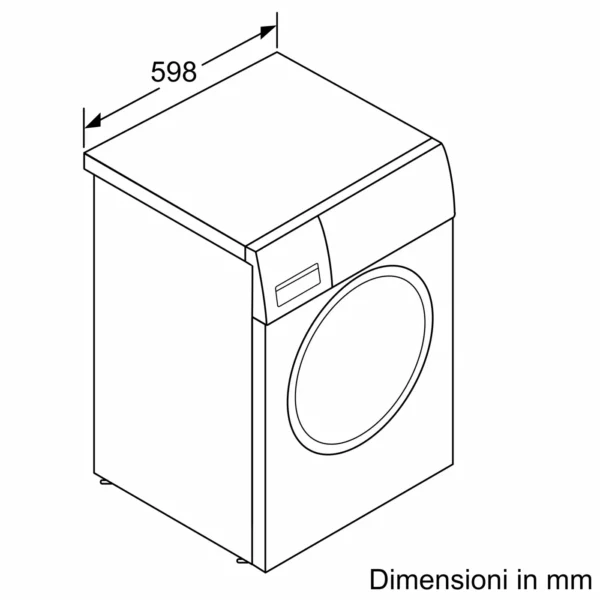 Bosch Lavatrice 9 Kg Classe A Profondità 59 cm Centrifuga 1400 giri Funzione Vapore colore Bianco - WGG244Z6IT - immagine 11